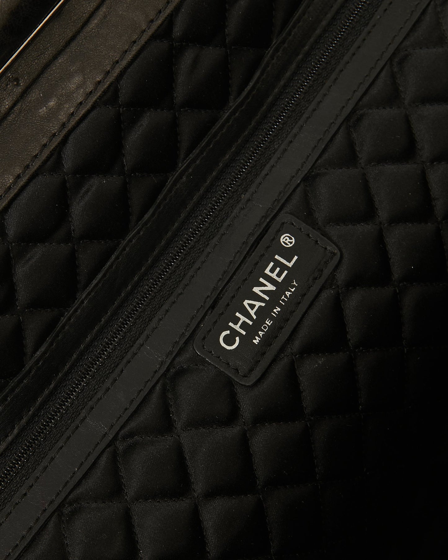 Chanel Black Lambskin Large Perfect Day Tote Bag