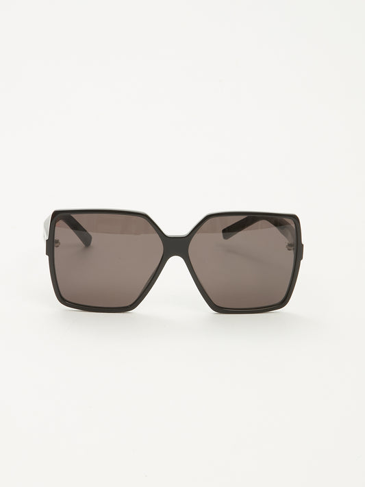 Saint Laurent Black Square Betty SL232 Sunglasses