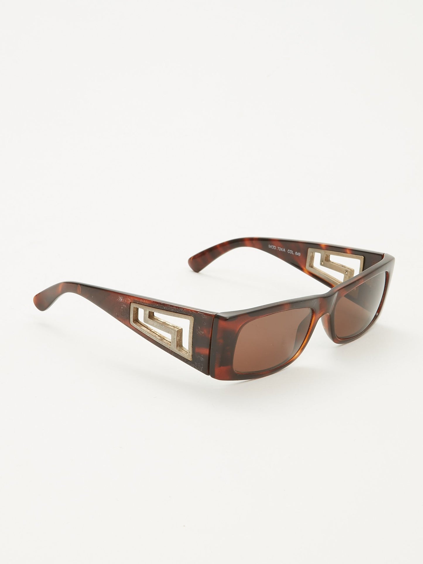 Versace Brown Vintage Tortoise Sunglasses