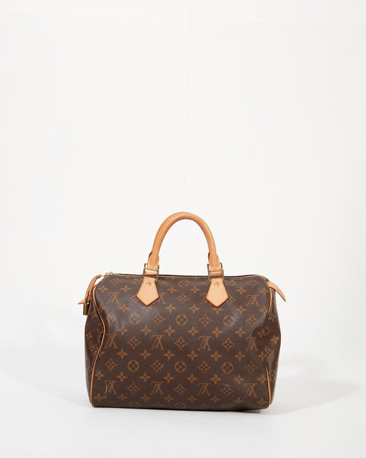 Louis Vuitton Monogram Canvas Speedy 30 Bag