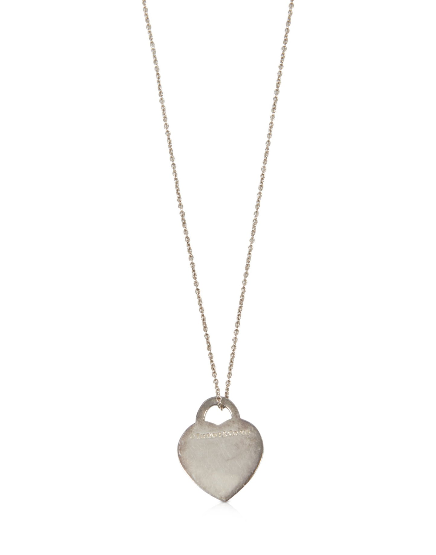 Tiffany 
Co. 925 Silver Return to Tiffany Heart Necklace