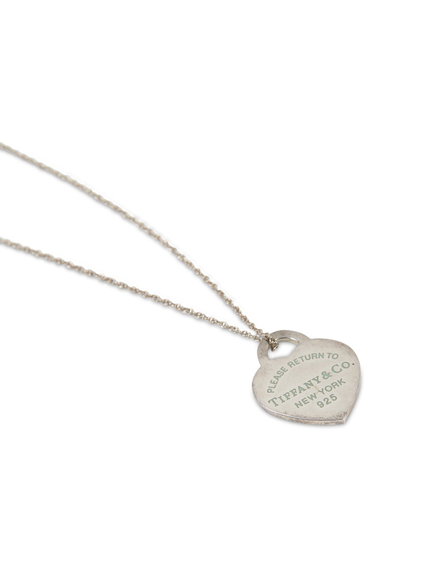 Tiffany 
Co. 925 Silver Return to Tiffany Heart Necklace