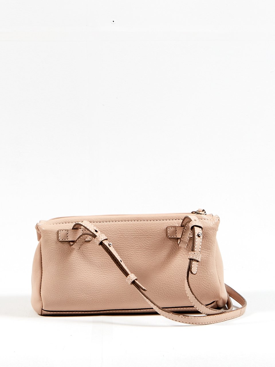 Givenchy Beige Grained Leather Mini Pandora Bag