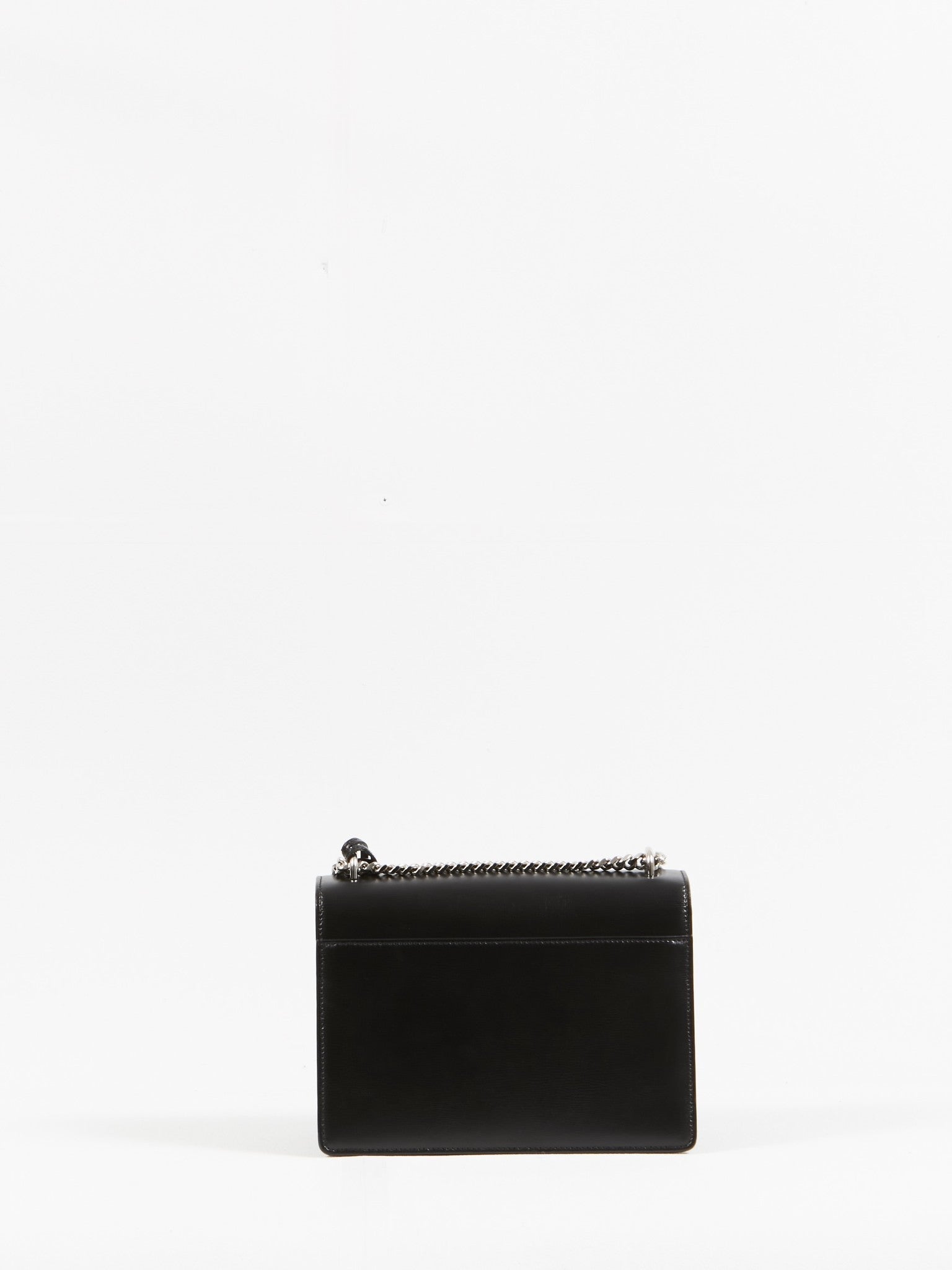 Saint Laurent Black Leather Medium Sunset Shoulder Bag