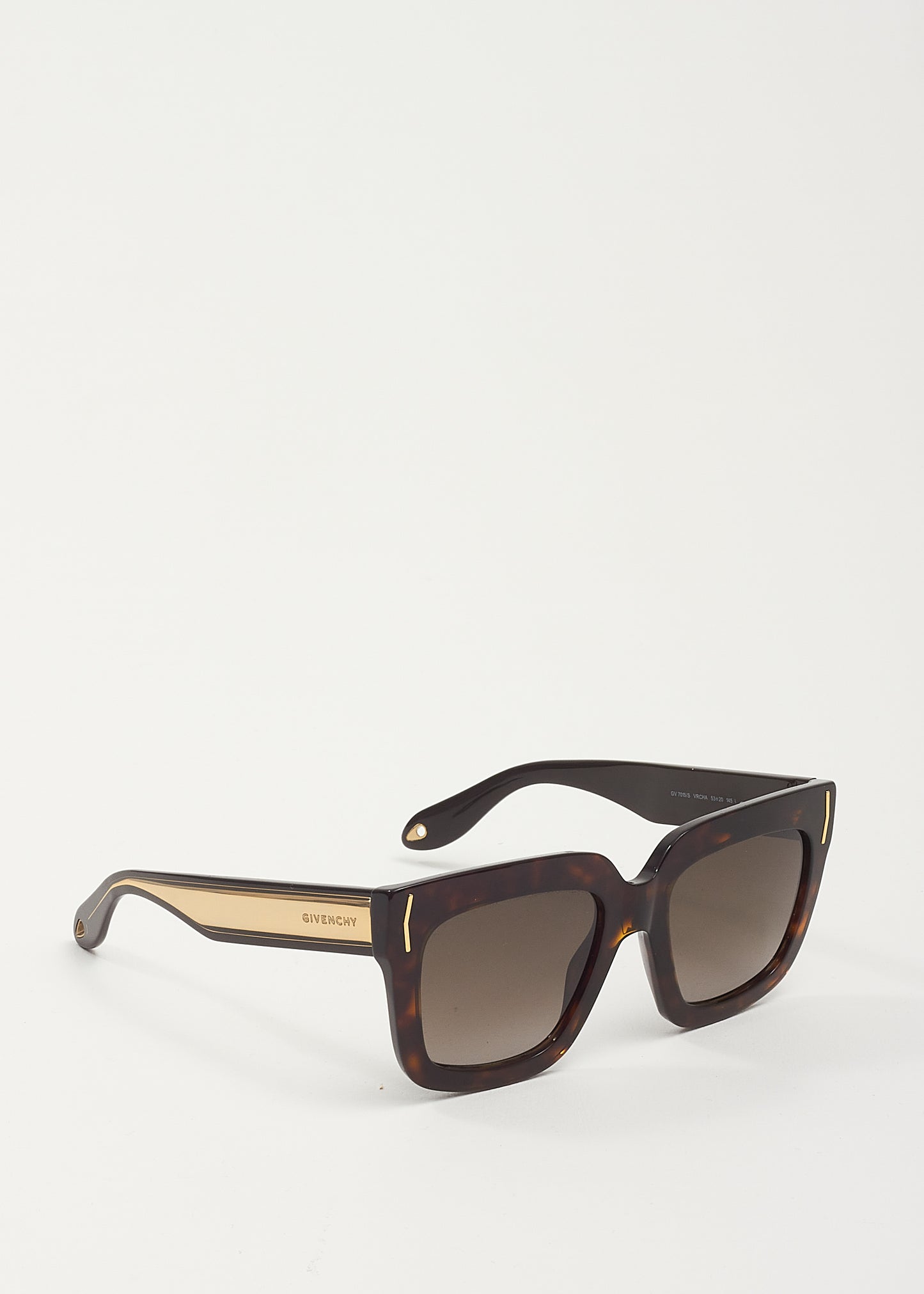 Givenchy Dark Havana Oversize Square GV7015/S Sunglasses