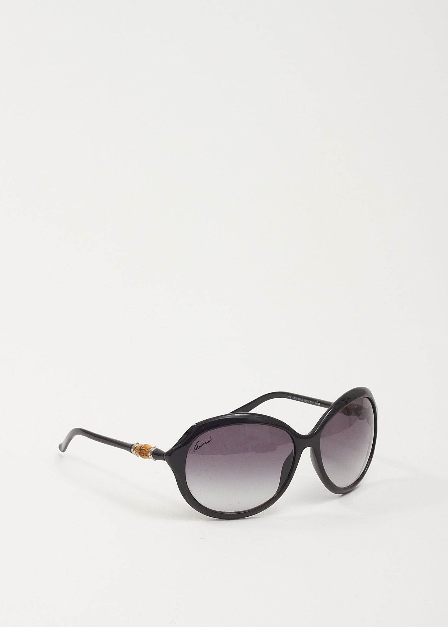 Gucci Black Bamboo GG 3130/S Sunglasses