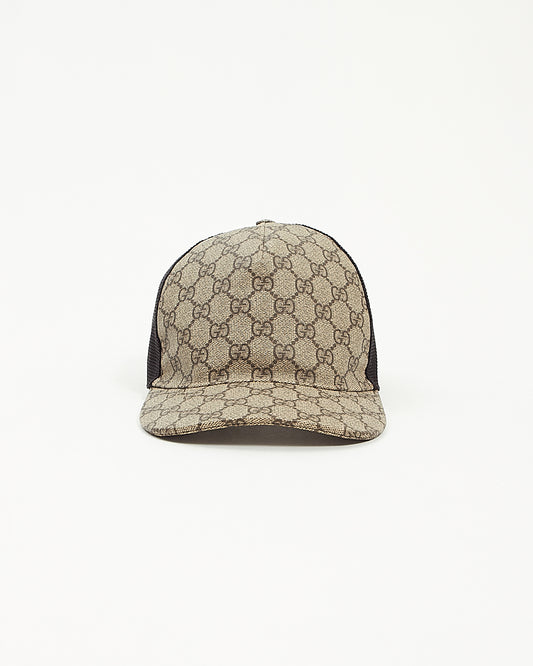 Gucci Beige GG Canvas Baseball XL Cap