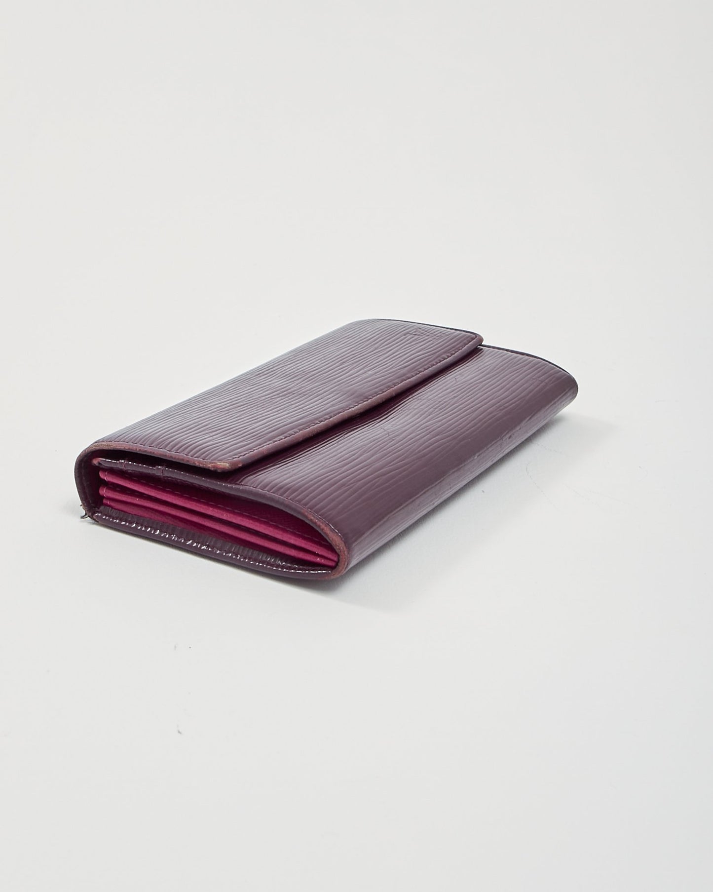 Louis Vuitton Purple Epi Leather Wallet