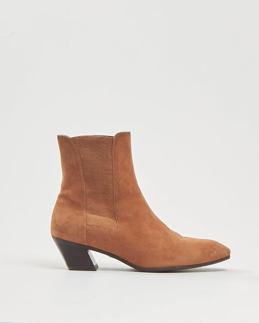 Stuart Weitzman Brown Suede Boots - 7.5