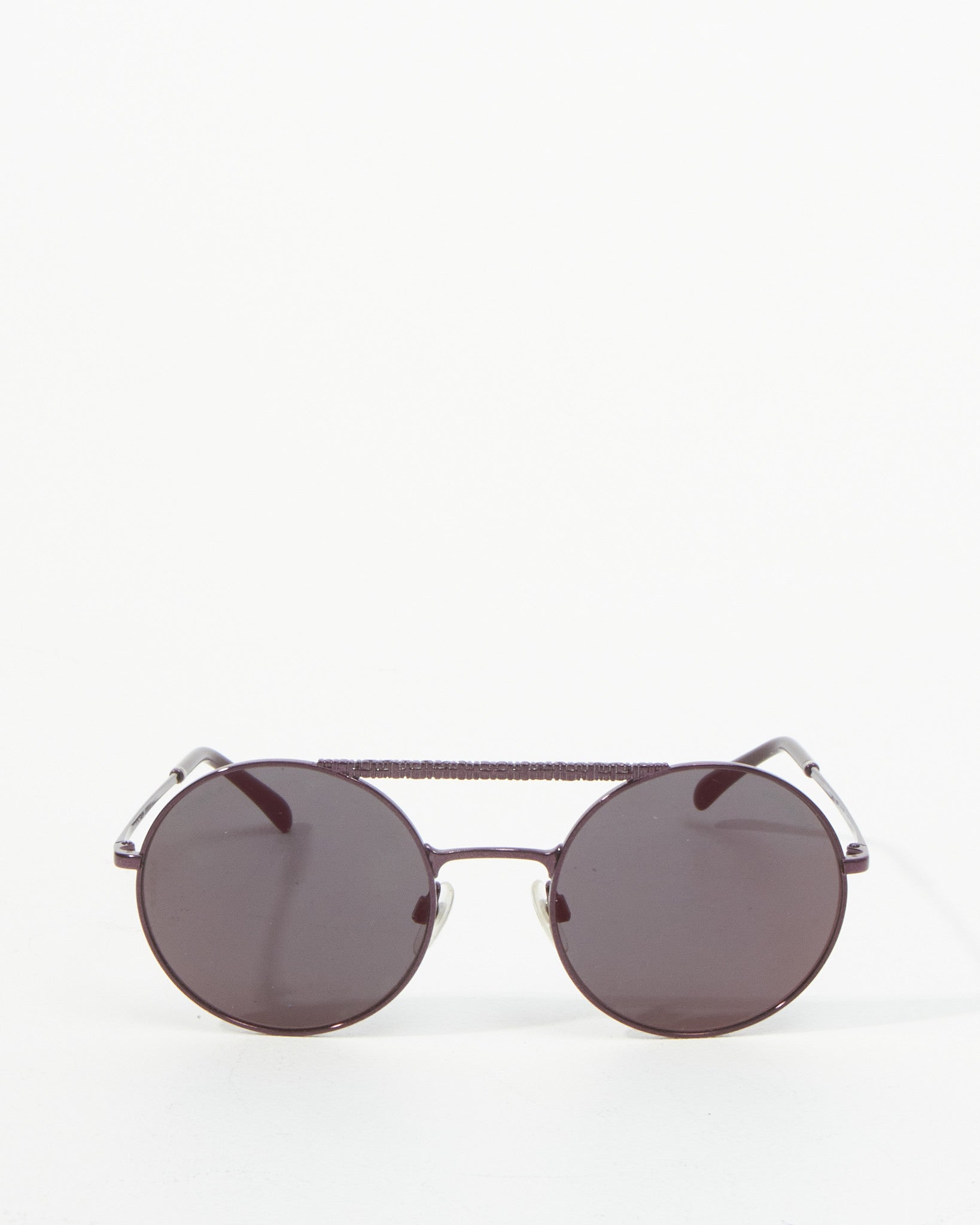 Chanel Purple Circle 4232 Aviator Sunglasses