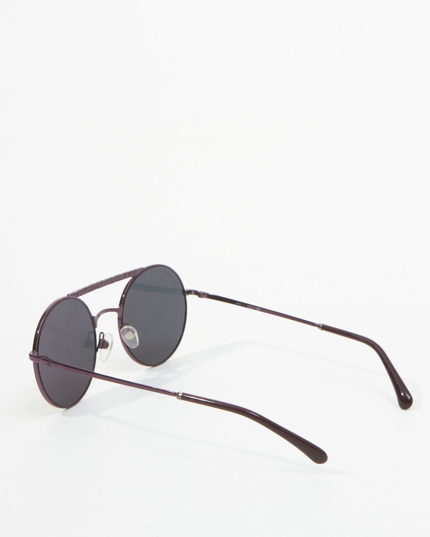 Chanel Purple Circle 4232 Aviator Sunglasses