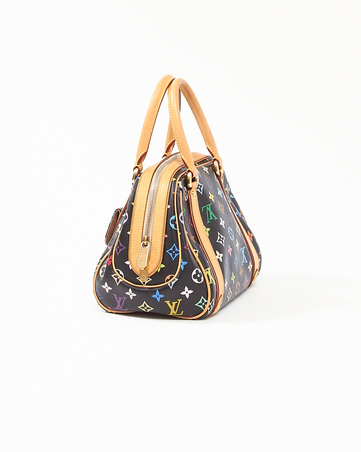 Louis Vuitton Black Monogram Multi-Colour Murakami Priscilla Bag