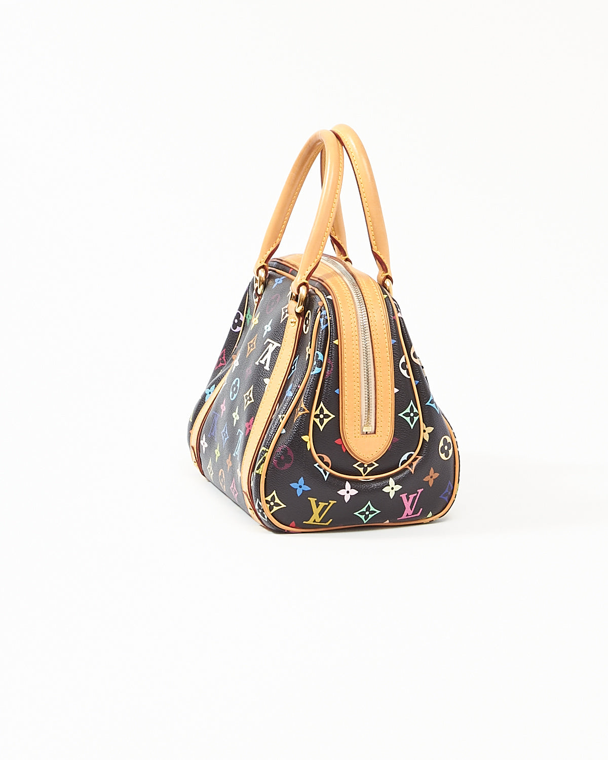 Louis Vuitton Black Monogram Multi-Colour Murakami Priscilla Bag