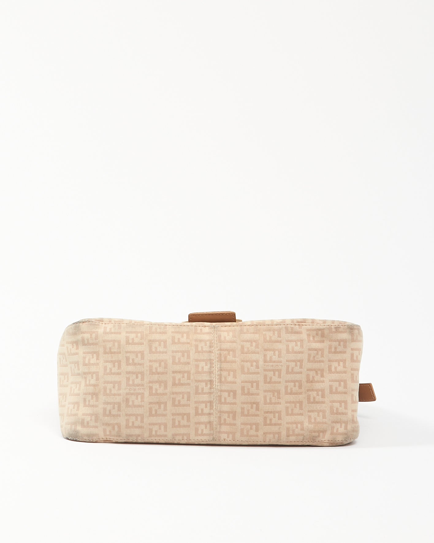 Fendi Beige Zucchino Small Mamma Forever Baguette