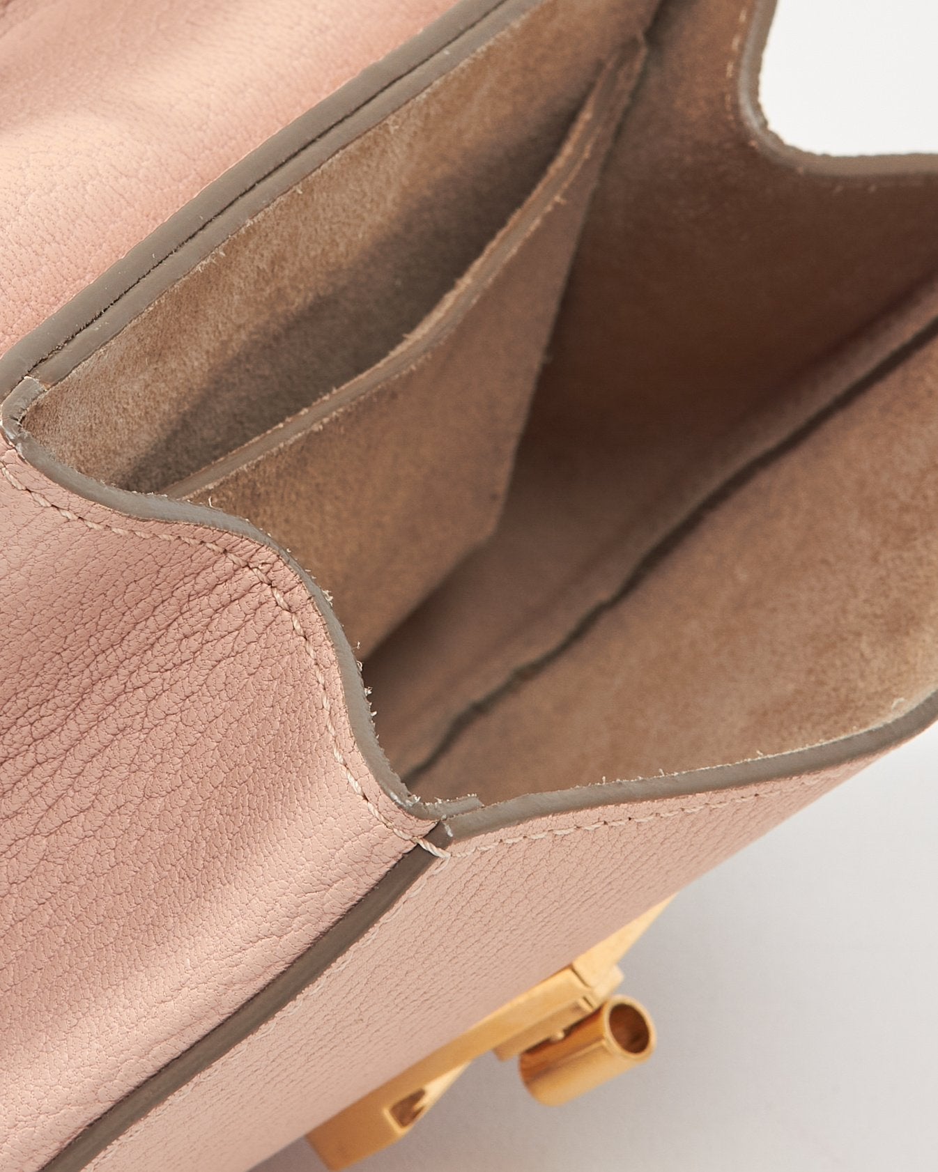 Chloé Pink Leather Drew Crossbody Bag