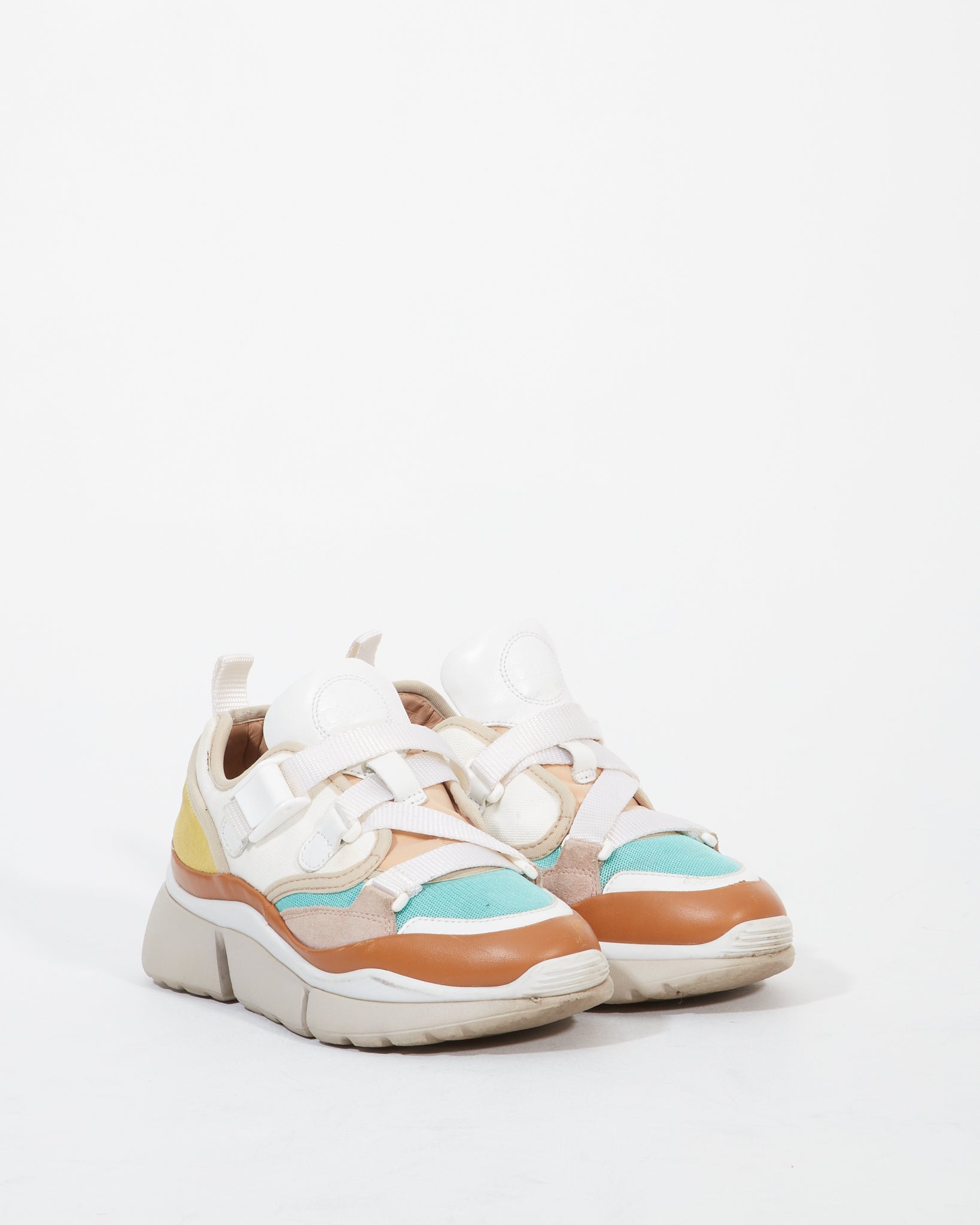 Chloé Multi Color White Chunky Sneaker - 35