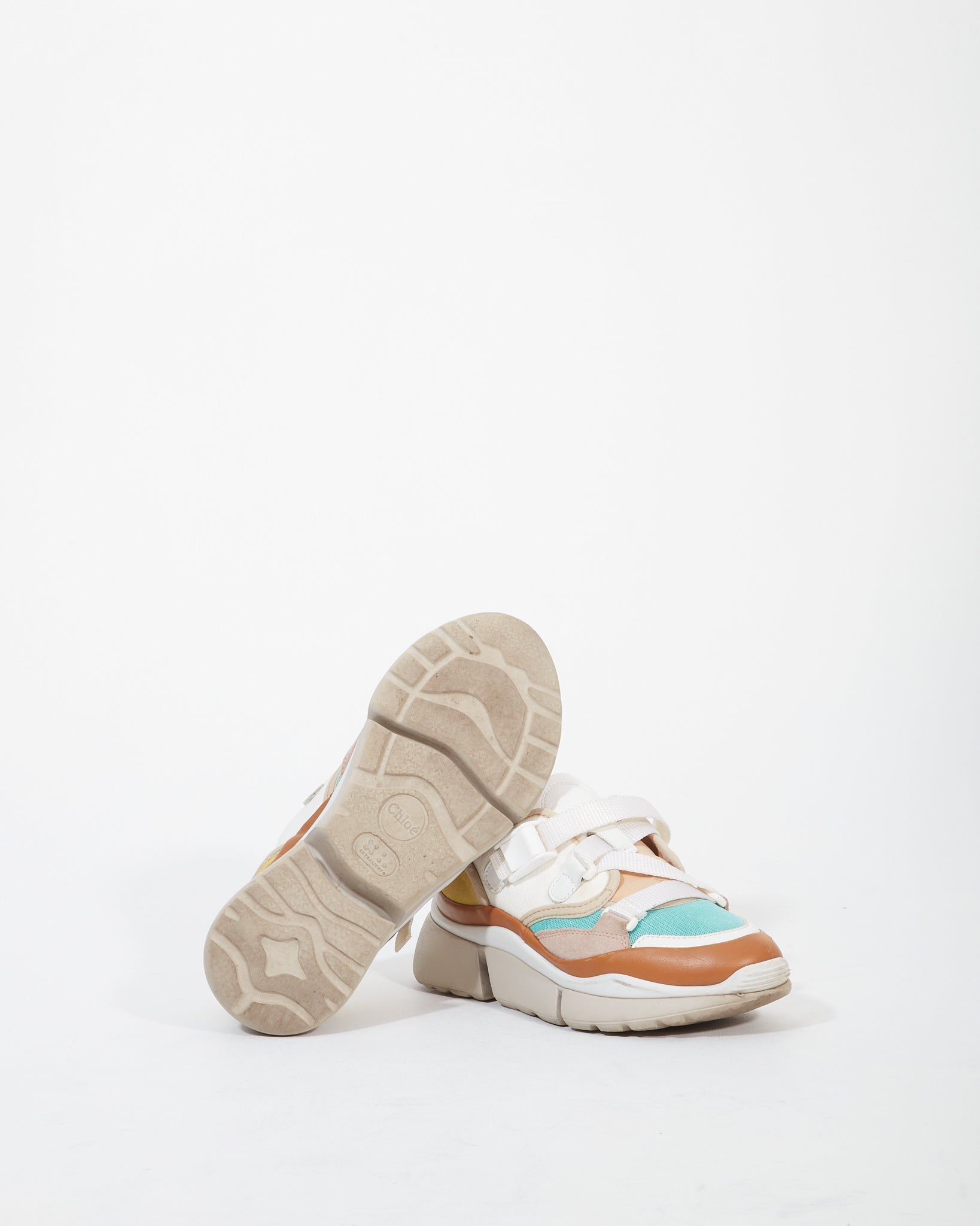 Chloé Multi Color White Chunky Sneaker - 35