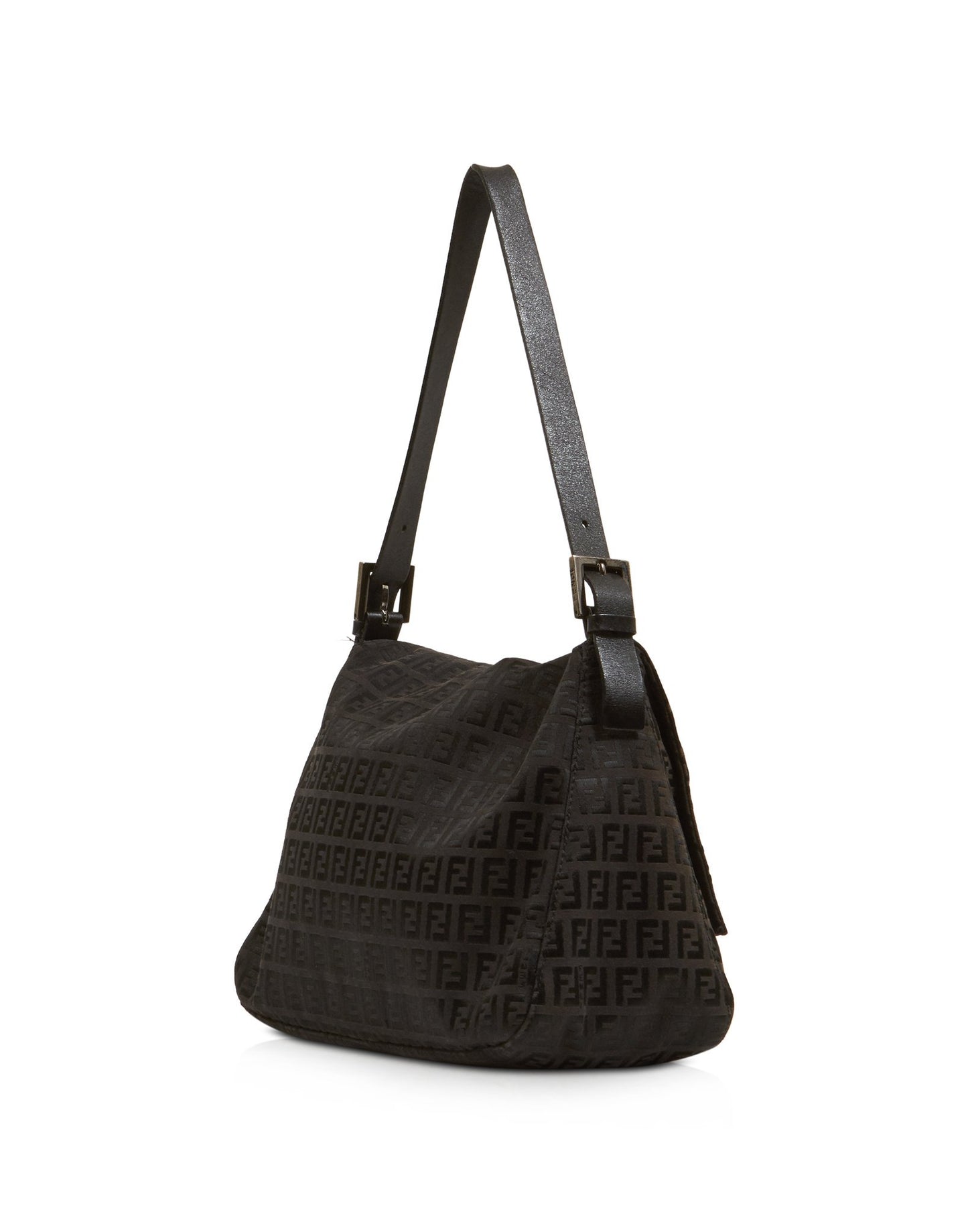 Fendi Brown and Black Zucchino Mamma Forever Shoulder Bag