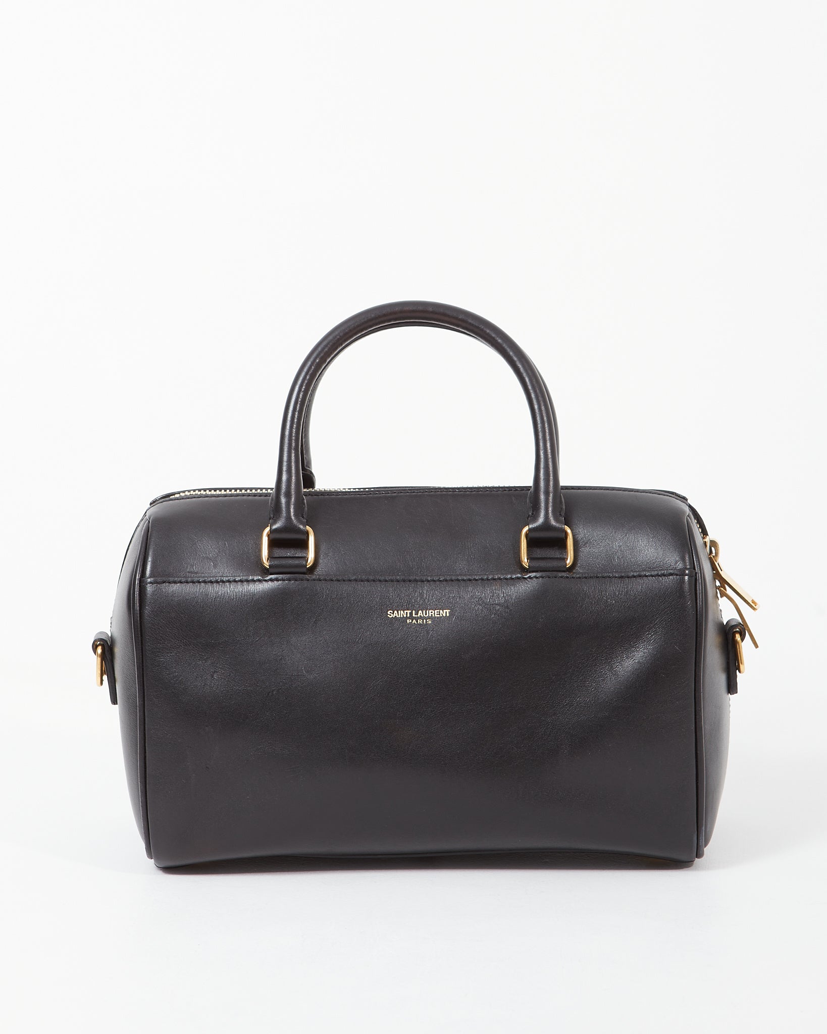 Saint Laurent Black Classic Baby Duffle Bag