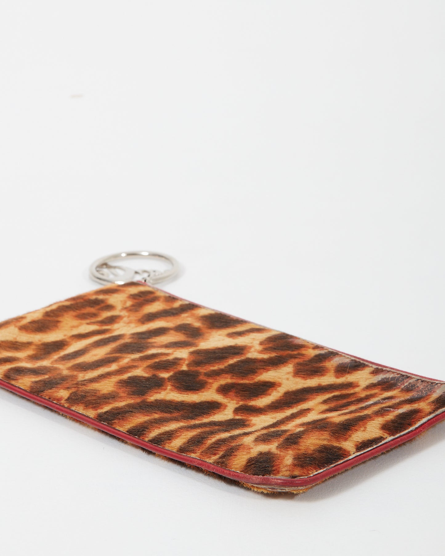 Dior Cheetah Print Ponyhair Clutch