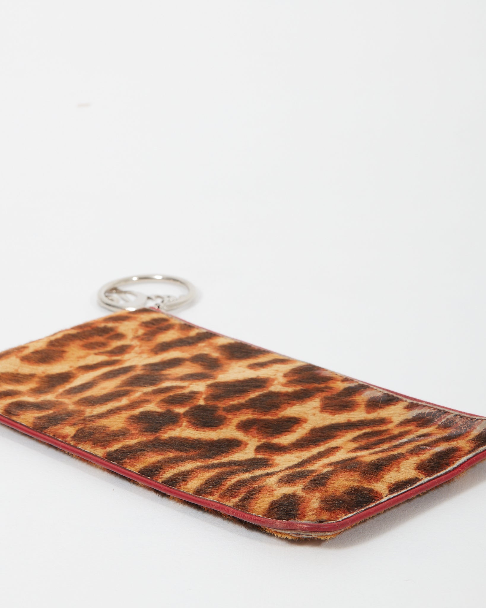 Dior Cheetah Print Ponyhair Clutch