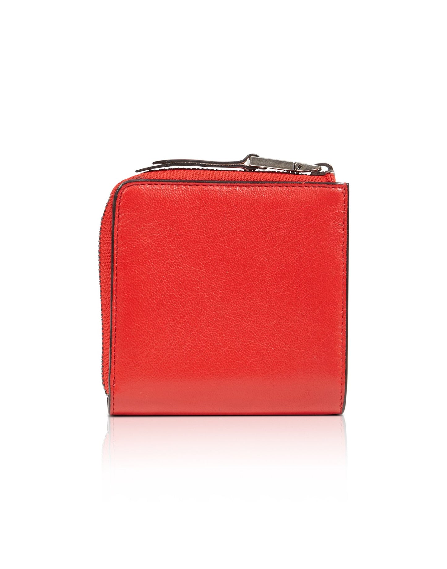 Givenchy Red Logo Small Zippy Wallet