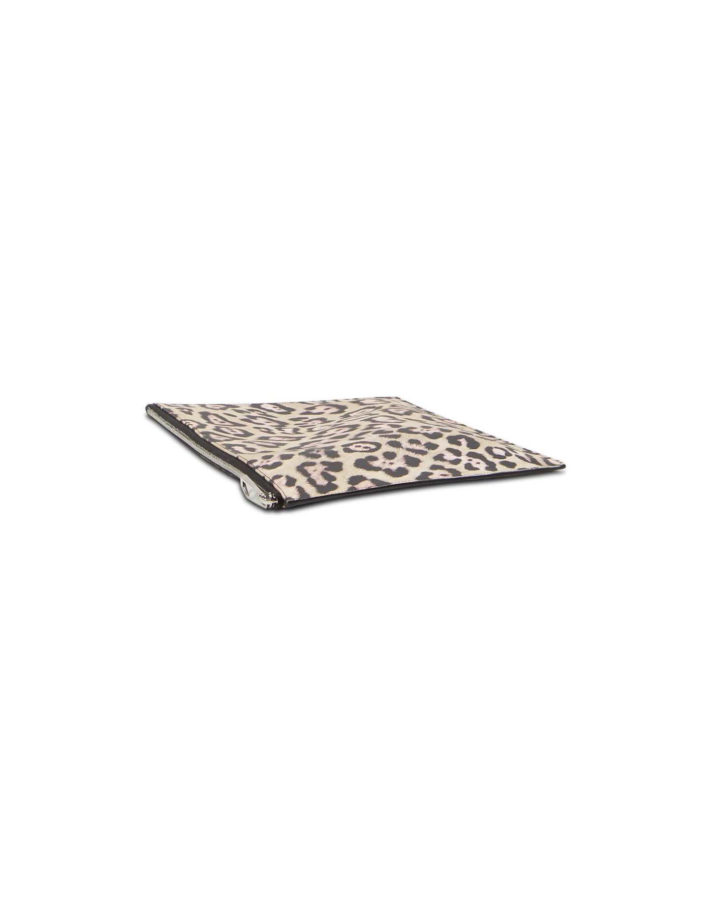 Givenchy Coated Canvas Pink Leopard-Print Pouch