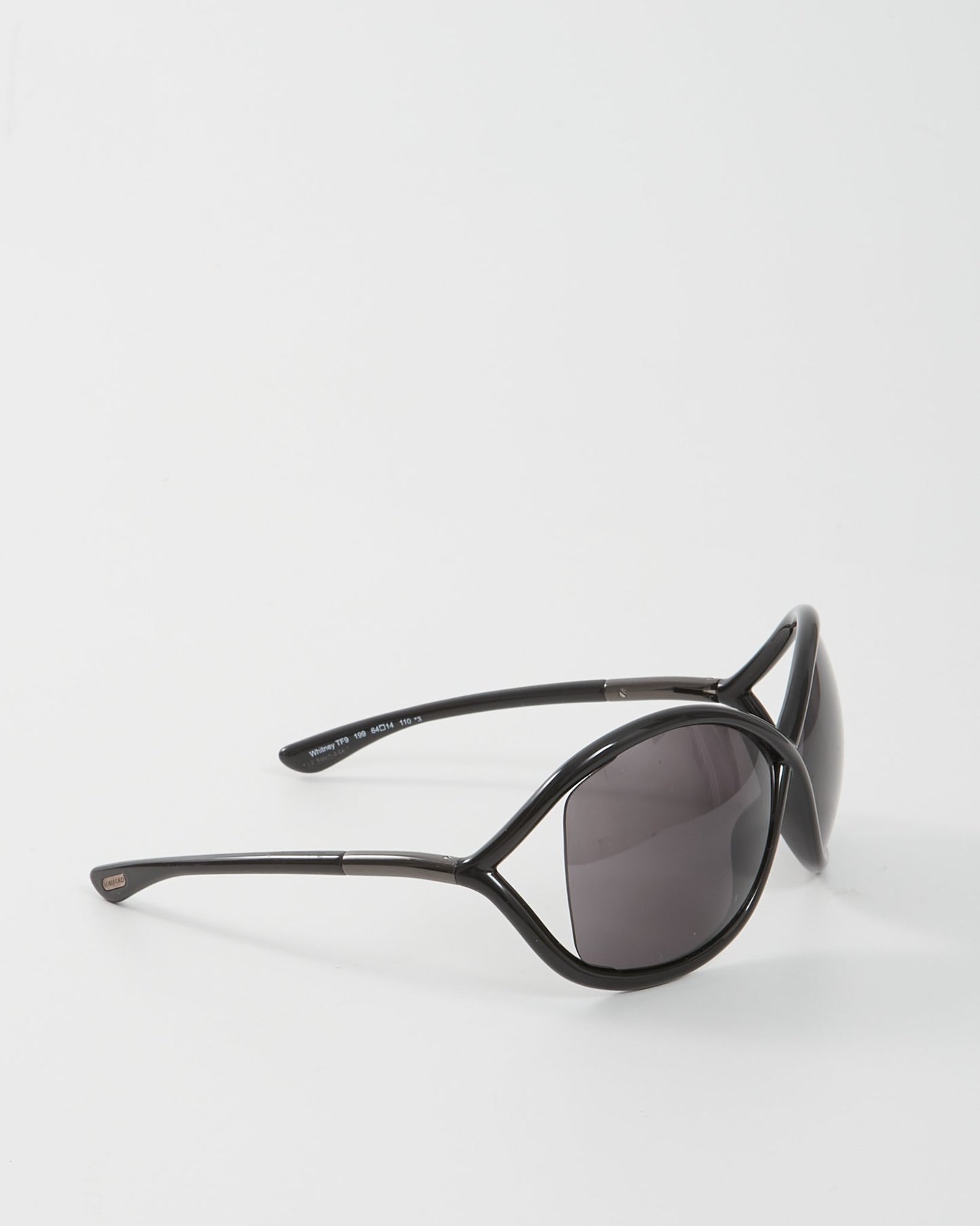 Tom Ford Black Whitney Criss Cross Sunglasses