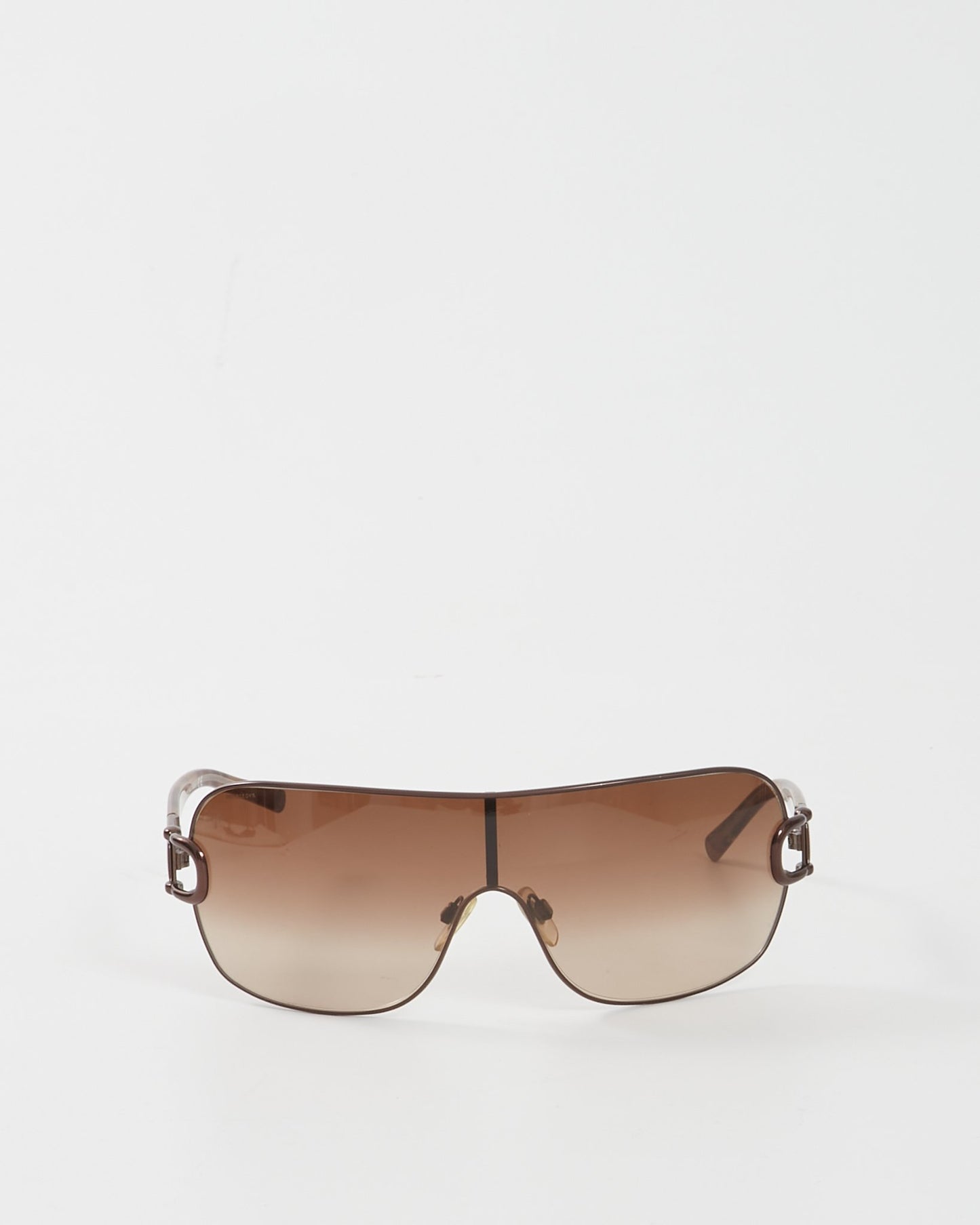 Lunettes de soleil Burberry marron B3001 à un verre