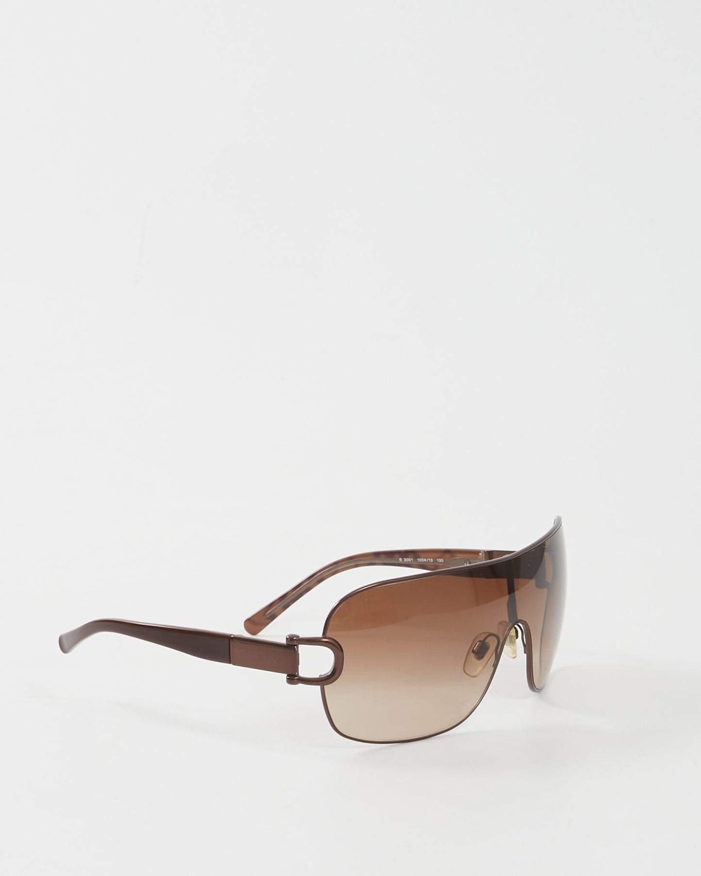 Lunettes de soleil Burberry marron B3001 à un verre