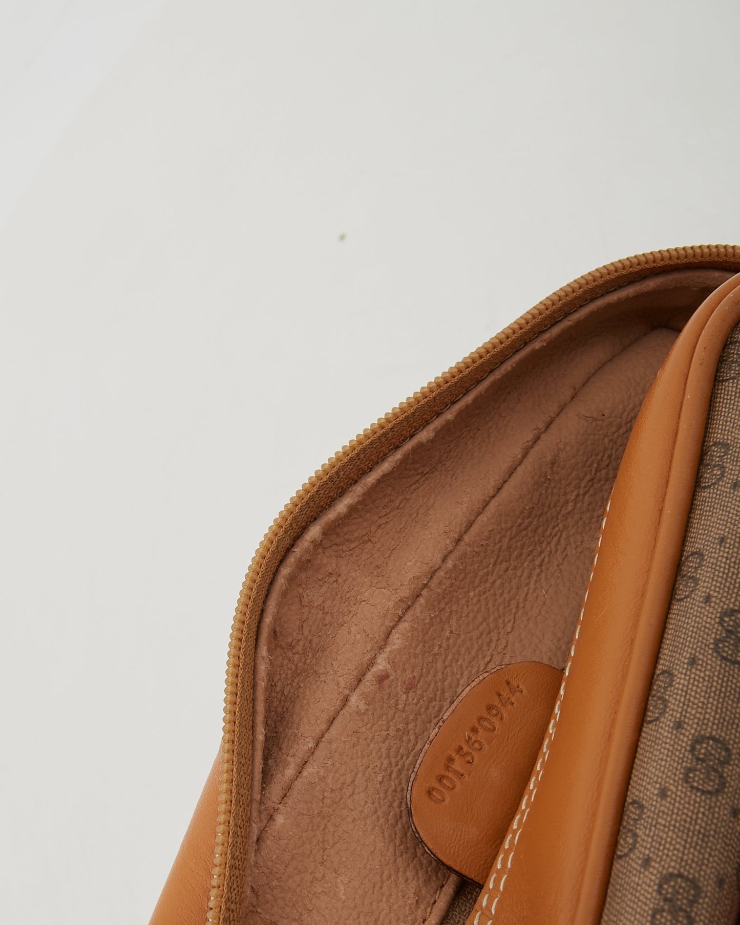 Gucci Tan Vintage Micro GG Coated Canvas Crossbody Bag