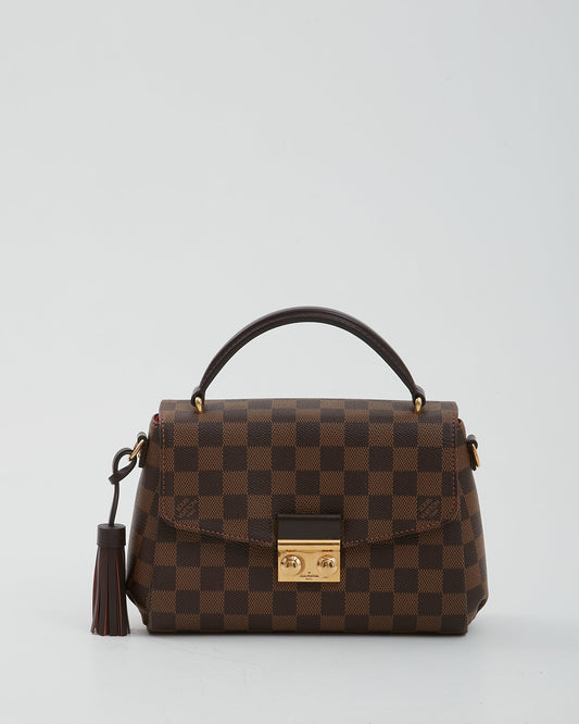 Louis Vuitton Damier Ebene Sac à bandoulière Croisette en toile