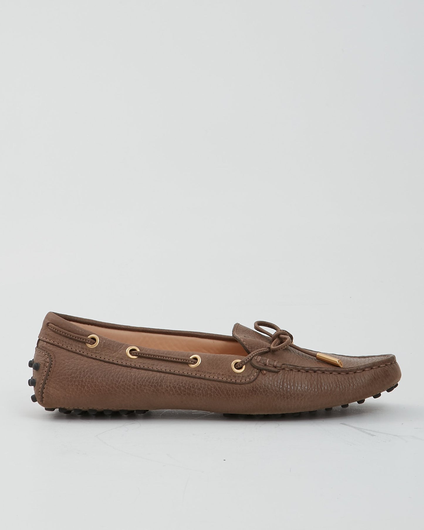 Tod’s Brown Leather Drivers Loafer - 38