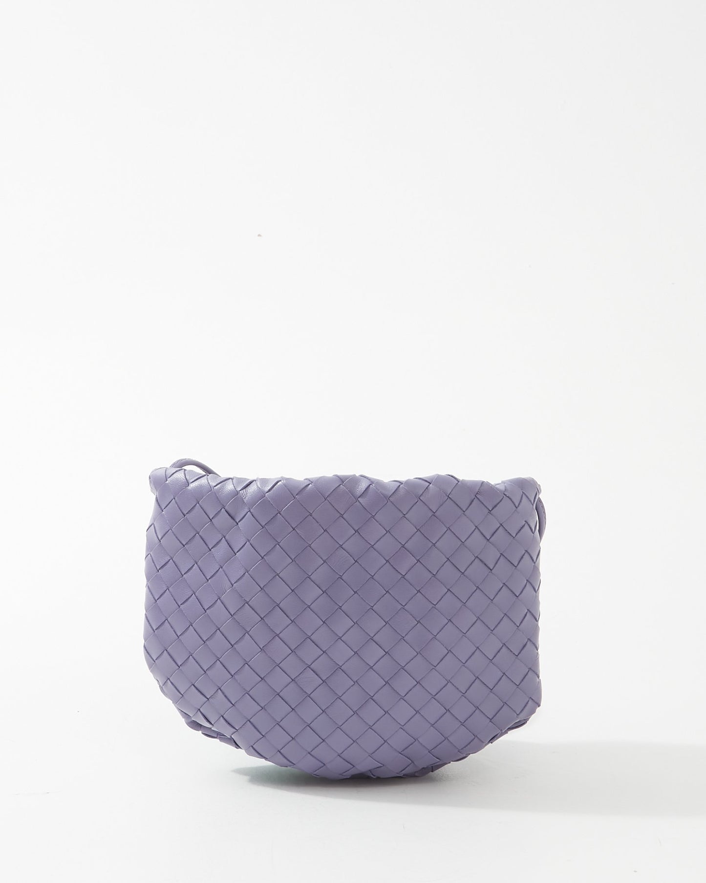 Bottega Veneta Lilac Intrecciato Leather Mini Bulb Bag