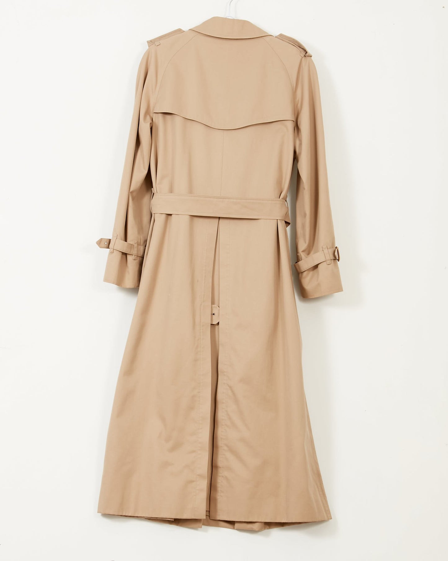 Burberry Beige Garbadine Classic Long Trench Coat - 6