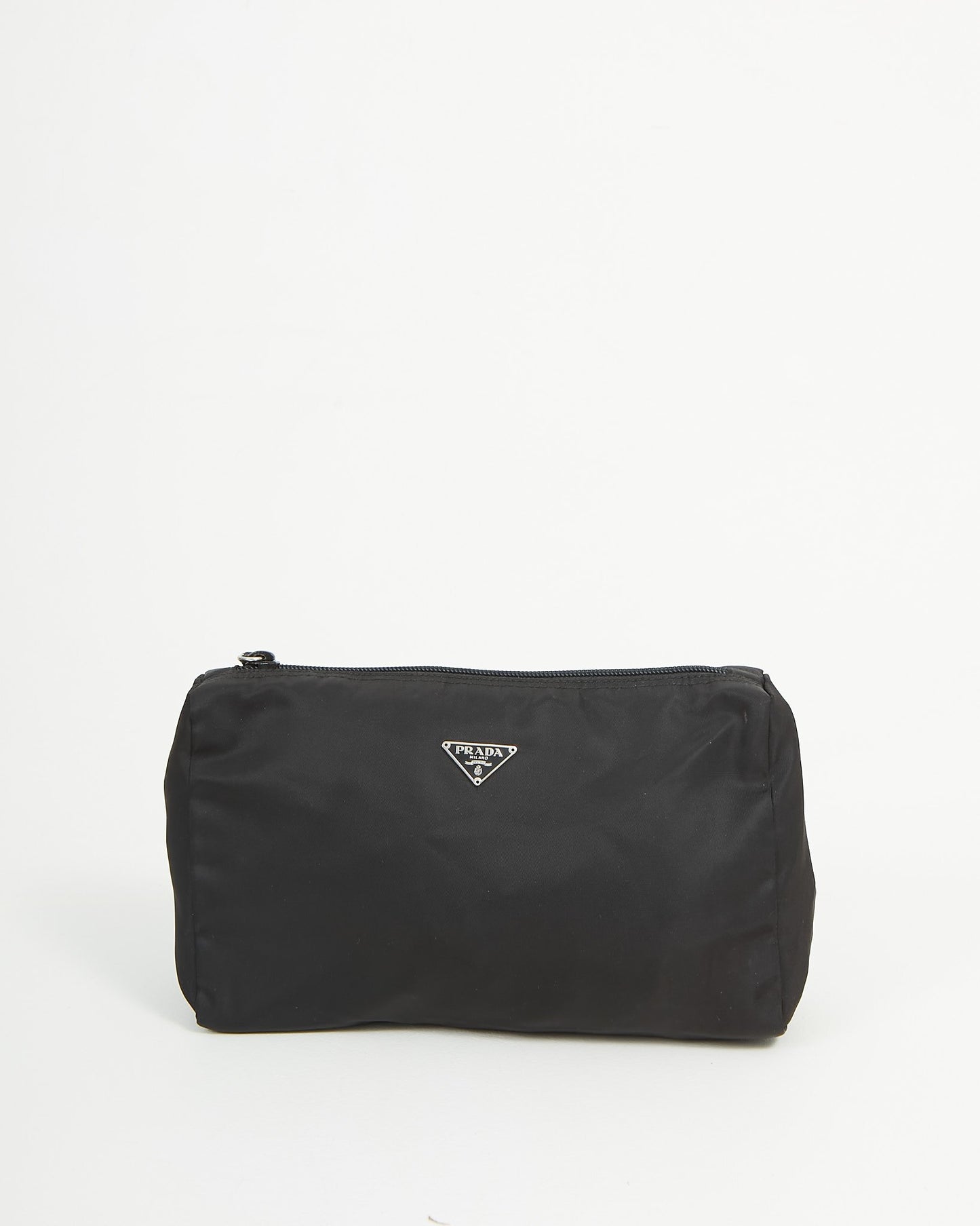 Prada Black Nylon Tessuto Cosmetic Pouch/Clutch