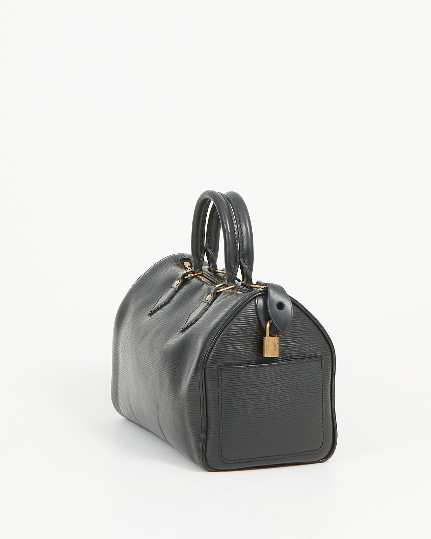 Louis Vuitton Black Epi Leather Speedy 25 Bag