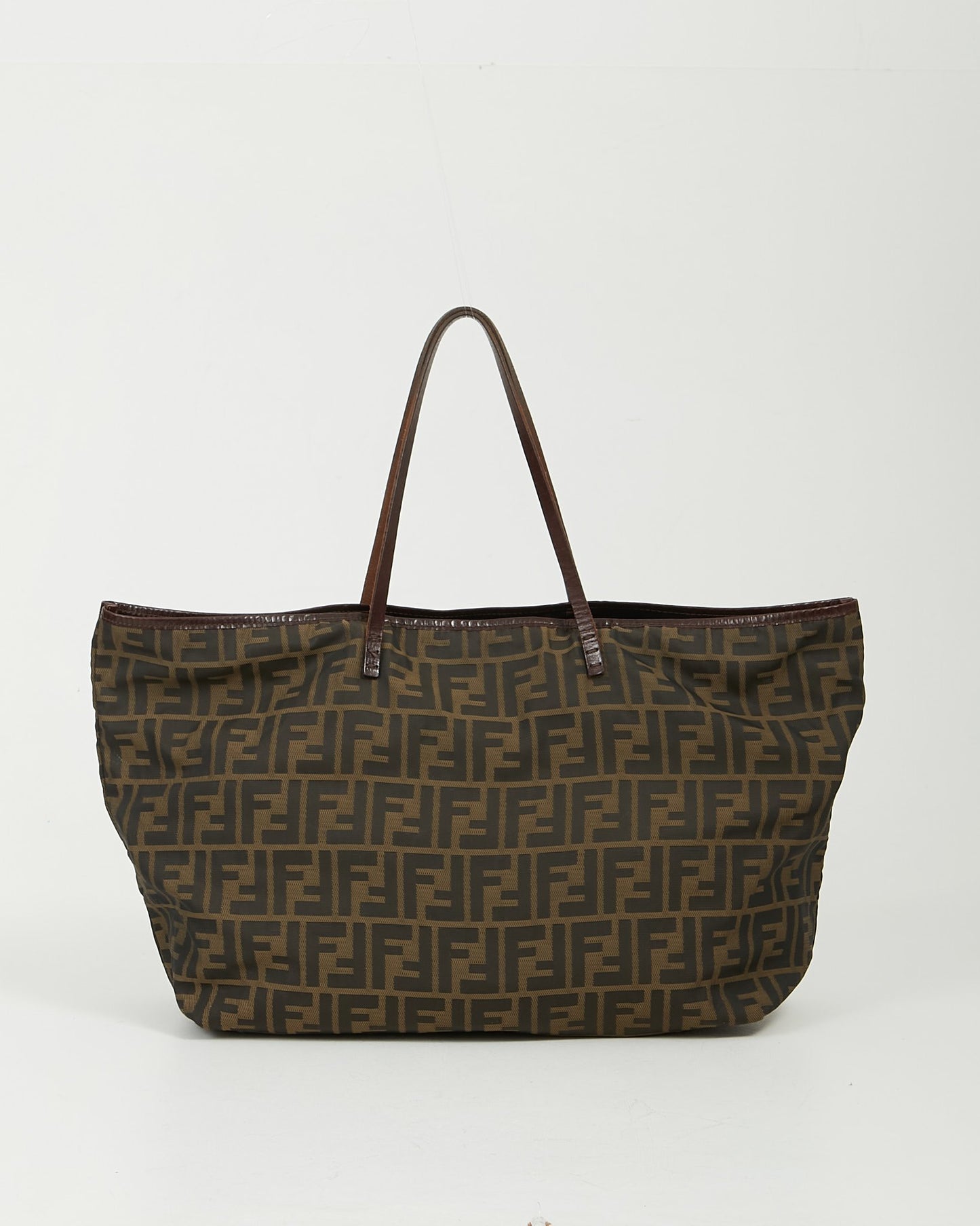 Fendi Brown Zucca Print Canvas Tote