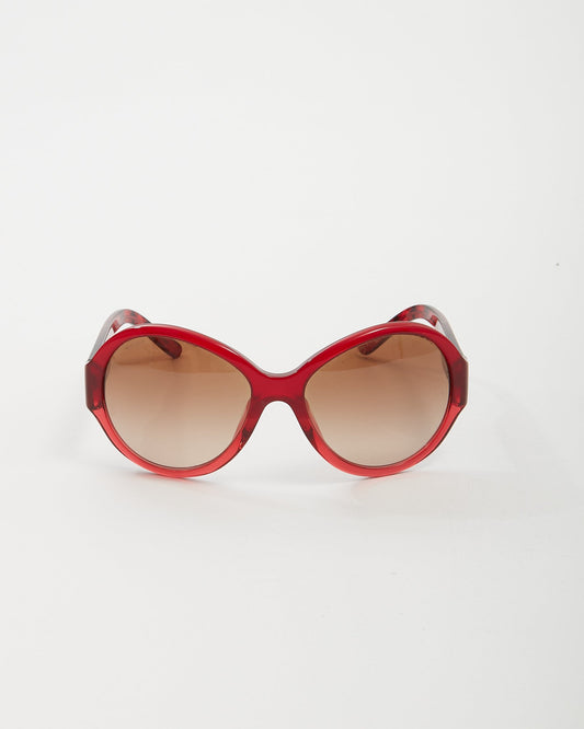 Burberry Red Round B4102 Sunglasses