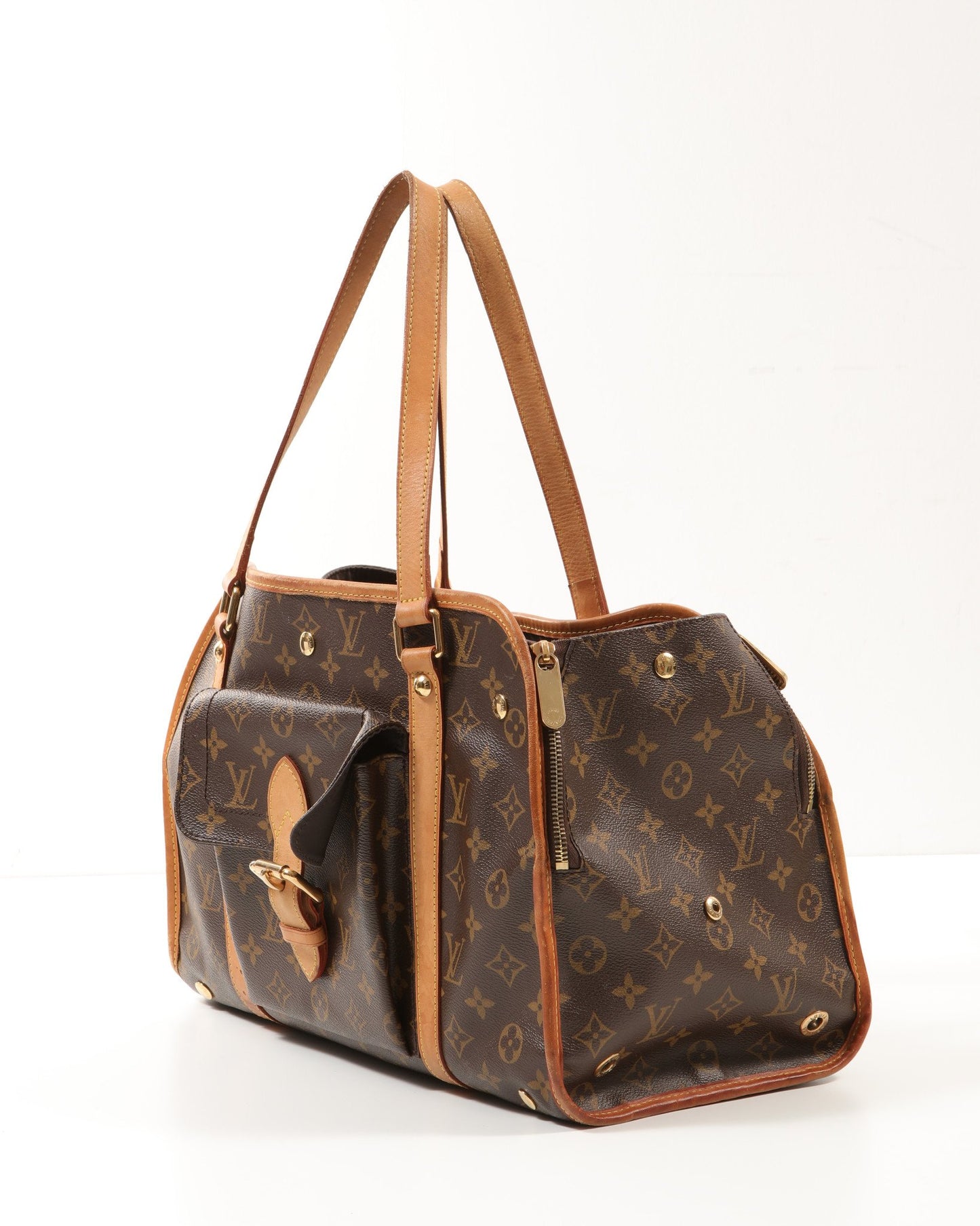 Louis Vuitton Monogram Canvas Baxter GM Dog Carrier Bag