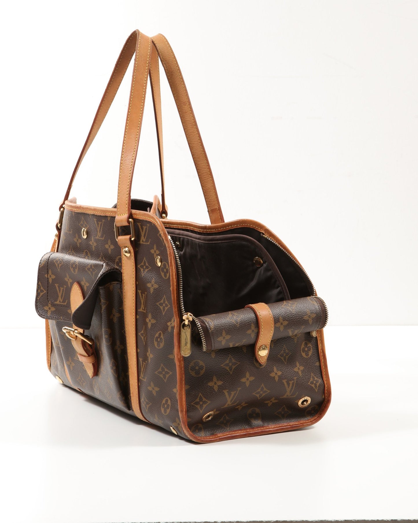 Louis Vuitton Monogram Canvas Baxter GM Dog Carrier Bag