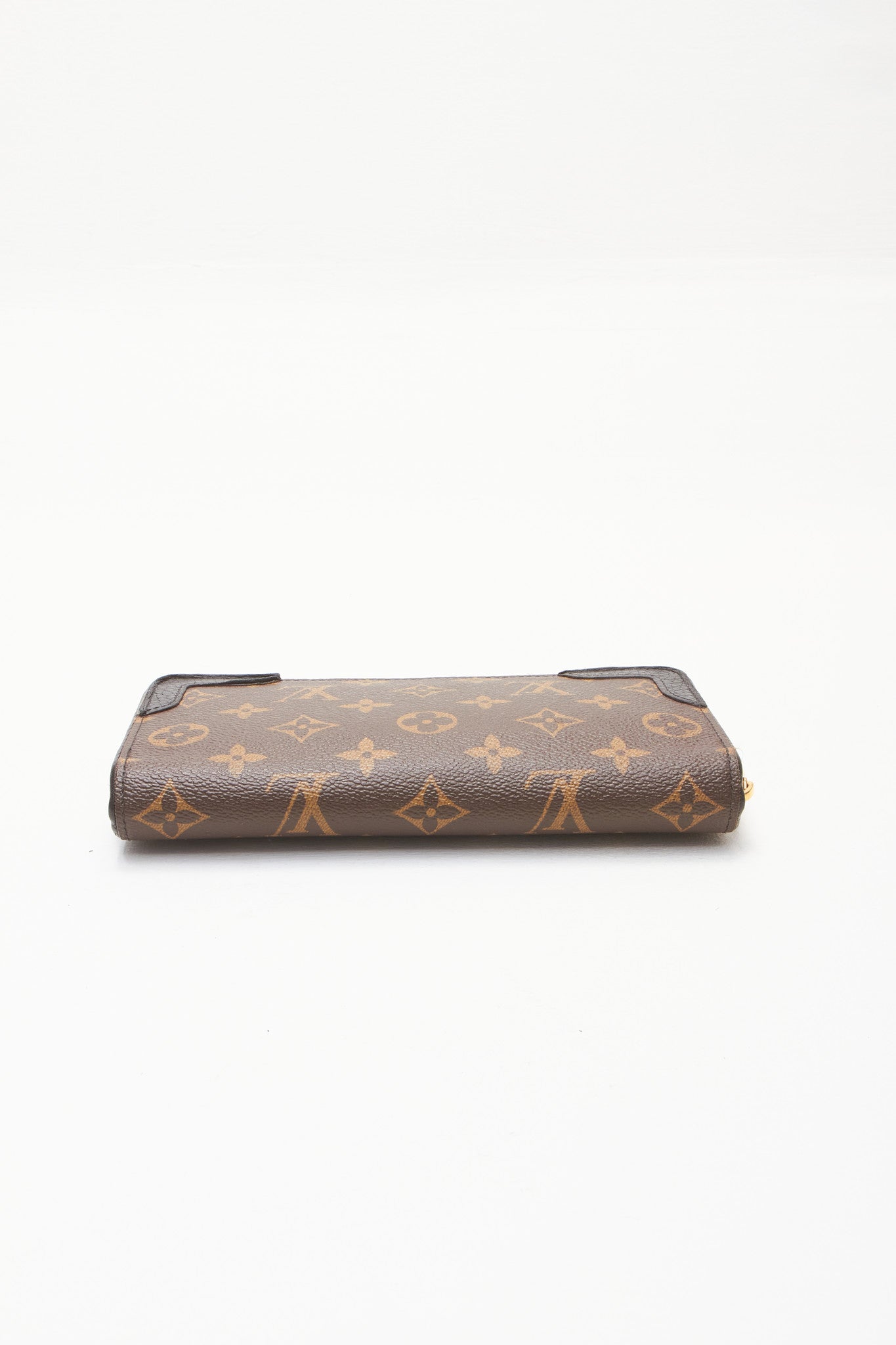 Louis Vuitton Black Monogram Canvas Retiro Zippy Wallet