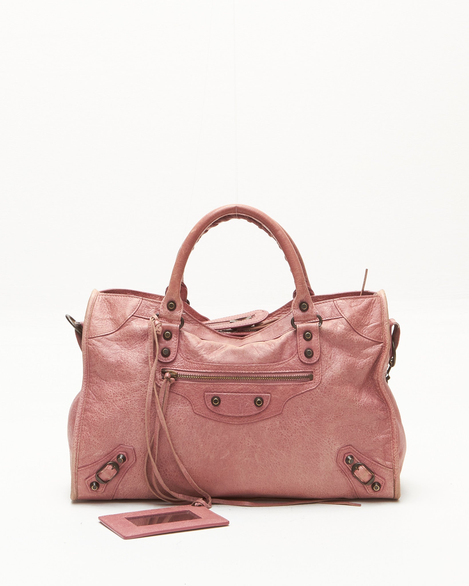 Balenciaga Pink Leather Classic City Bag