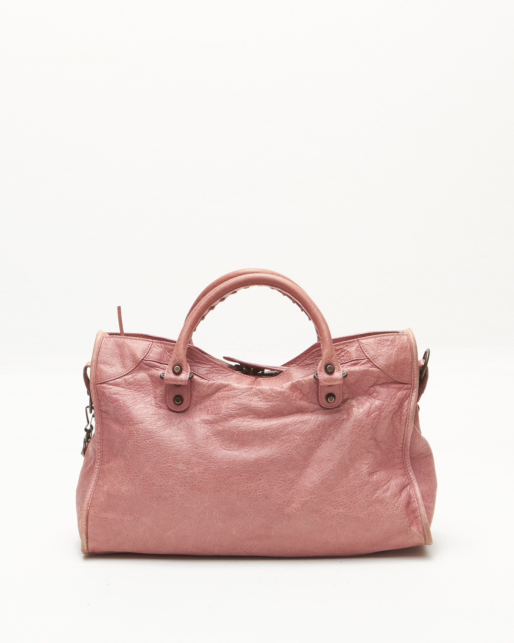 Balenciaga Pink Leather Classic City Bag