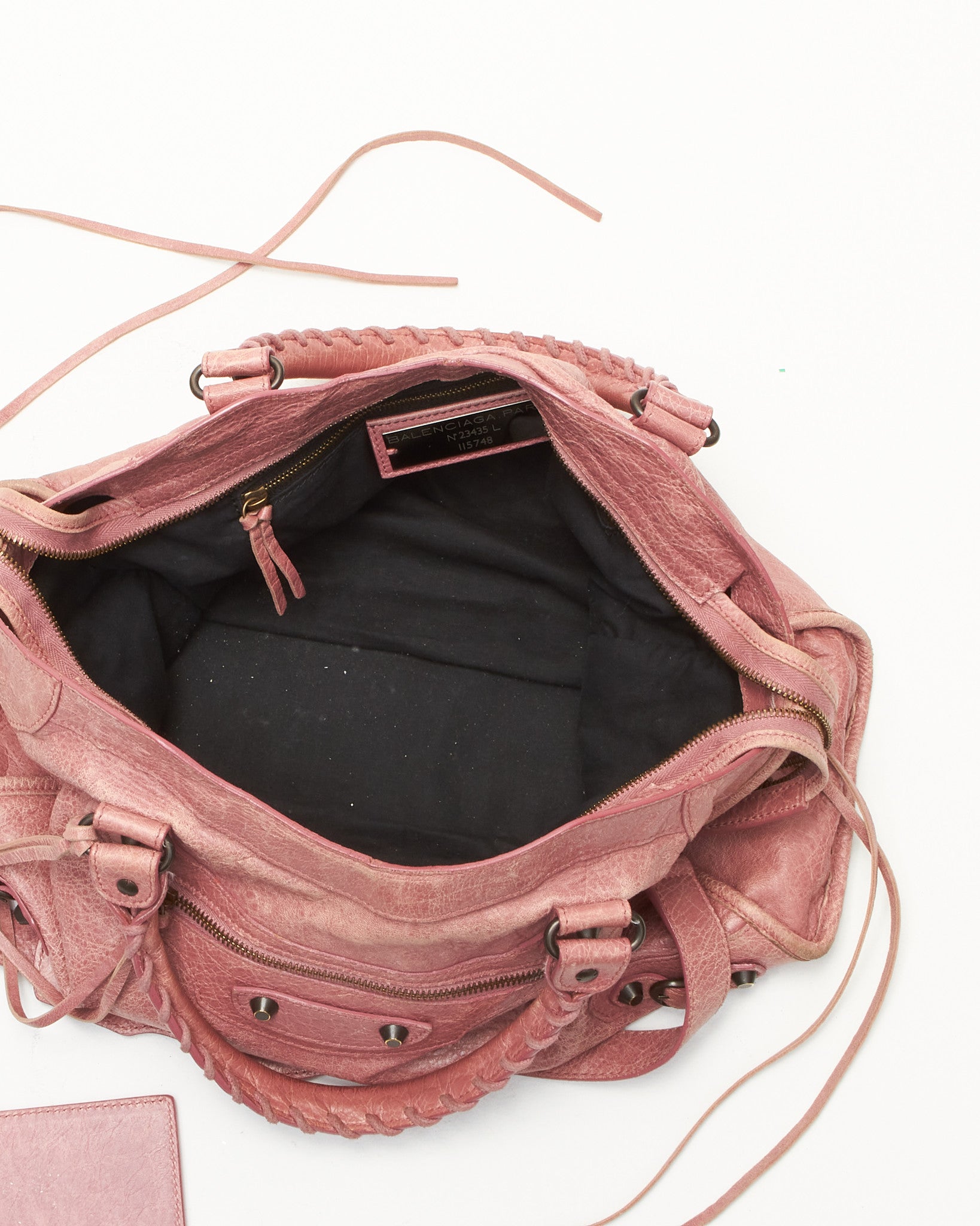 Balenciaga Pink Leather Classic City Bag