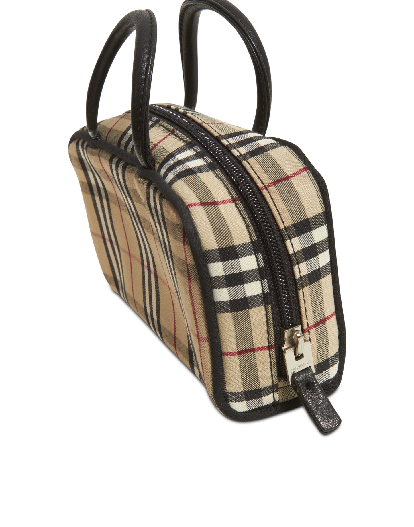 Burberry Beige Nova Check Cosmetic Case with Handles