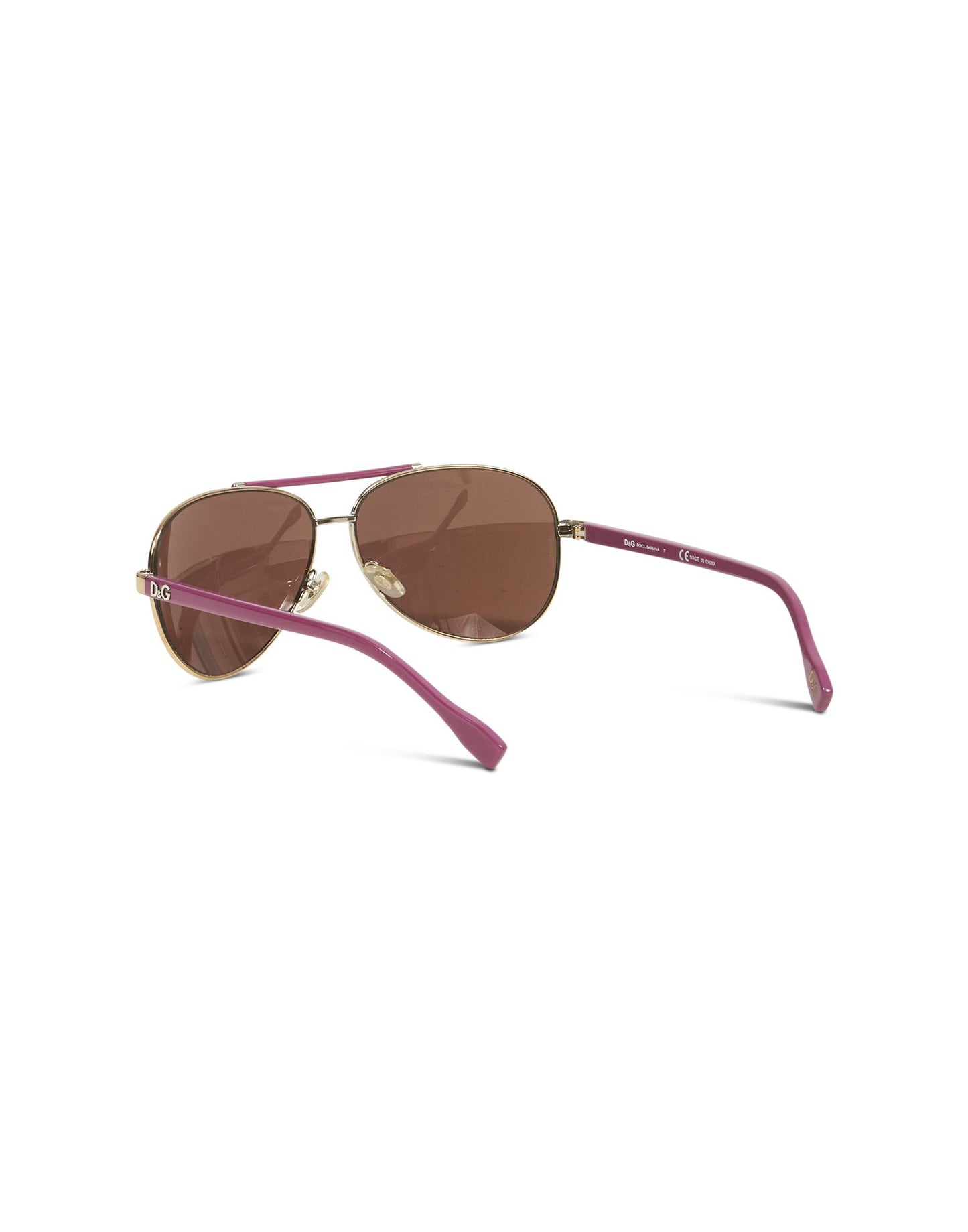 Dolce 
Gabbana Purple D&G 6078 Aviator Sunglasses