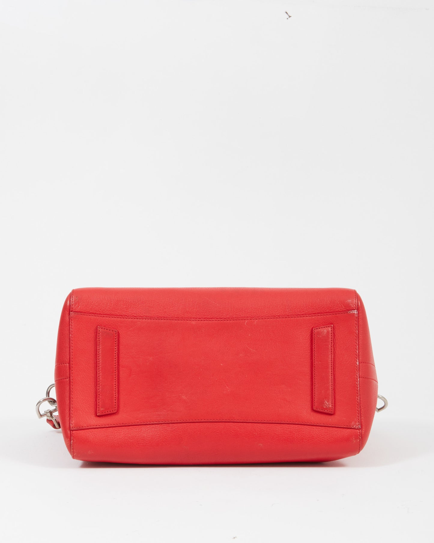 Givenchy Red Grained Leather Large Antigona Bag