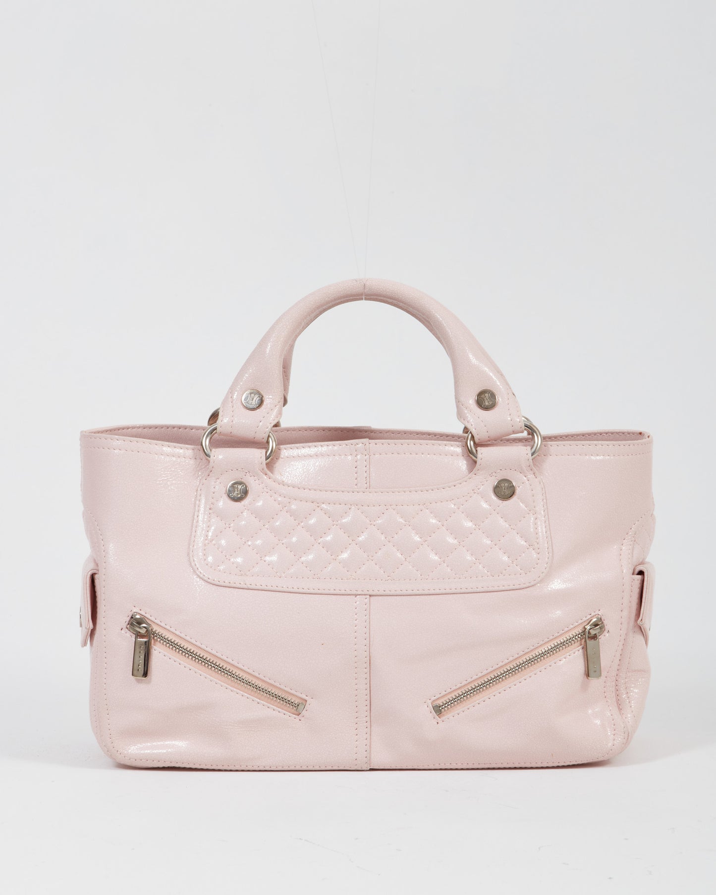 Celine Pink Patent Leather Boogie Bag