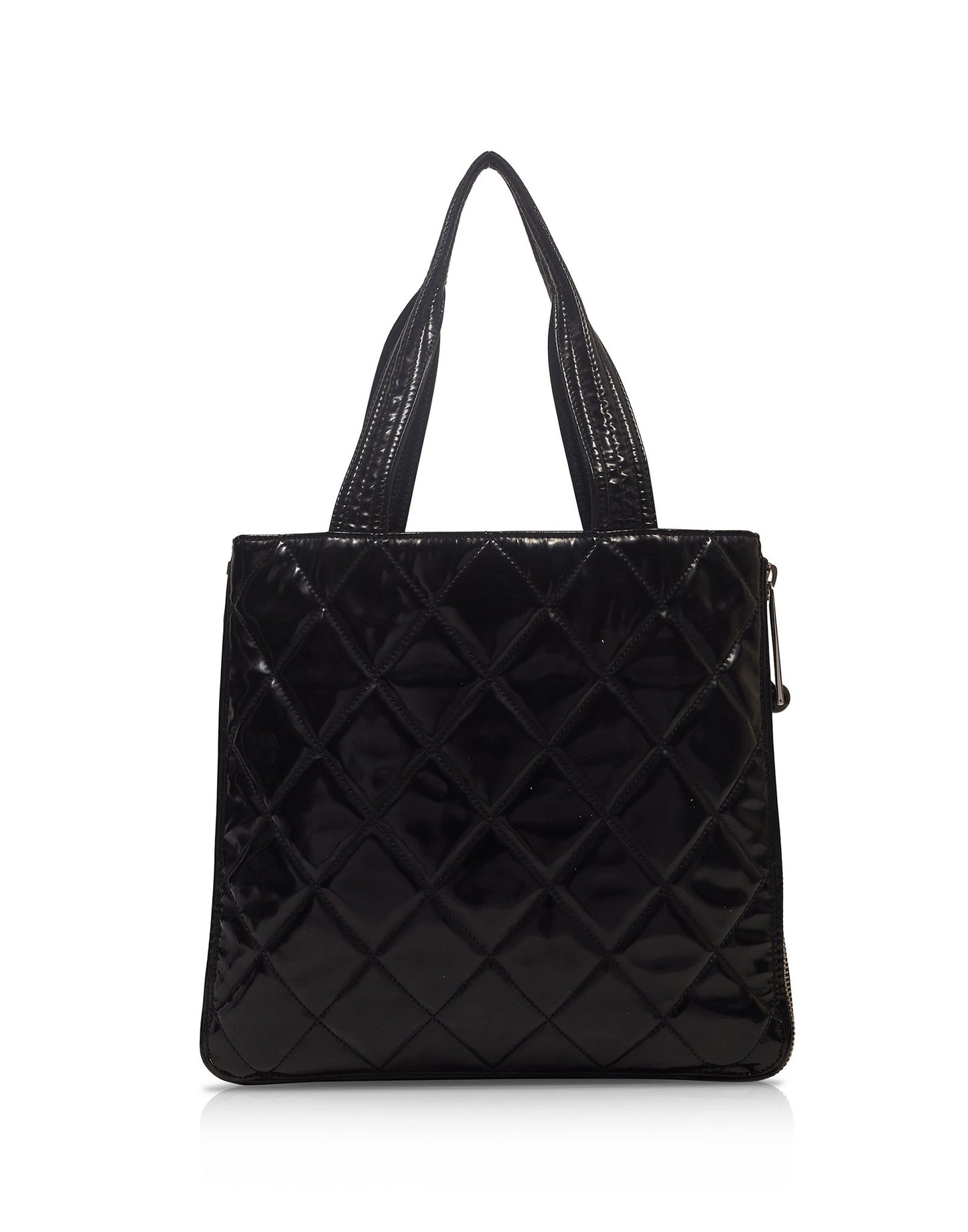 Chanel Black Patent Leather Paris-Shanghai Expandable Tote